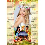 Детский календарь рамка на 2015 год с феями Винкс (Winx)