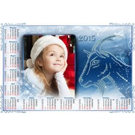 Календарь рамка онлайн с символом нового года