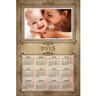 Календарь с рамкой для фото классический на 2015 год