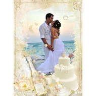 Свадебная рамочка для фото онлайн - Наш прекрасный день свадьбы